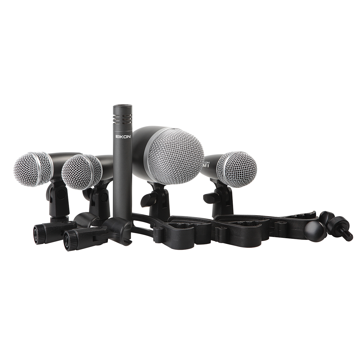 Eikon DMH5XL 5-Piece Drum Mic Kit with ABS Case