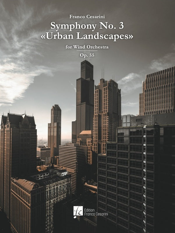 Symphony No 3 Urban Landscapes Op 55 Cb6 Sc/Pts Score/Parts