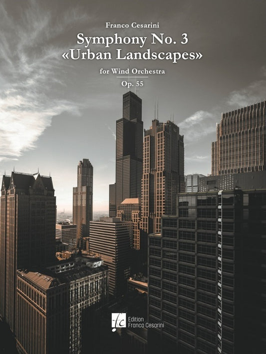 Symphony No 3 Urban Landscapes Op 55 Cb6 European Parts Set of Parts