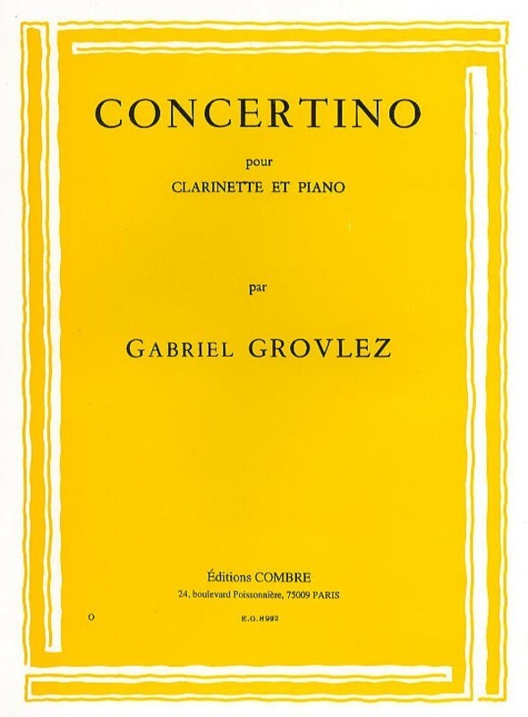 Concertino clarinet Piano (Softcover Book)