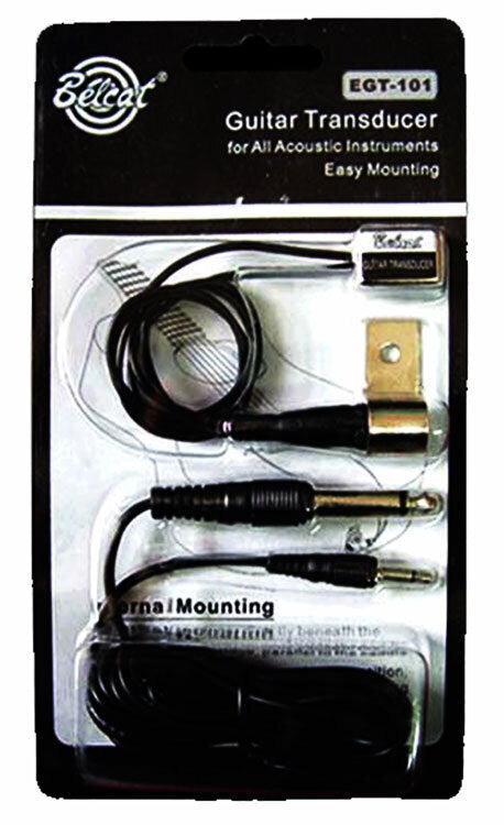 Belcat EGT-101 Easy Surface Mounted Single Piezo Transducer Pickup System for Acoustic Instruments