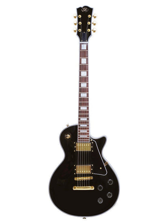 SX Deluxe LP Style Electric Guitar with Set Neck and Mahogany Body