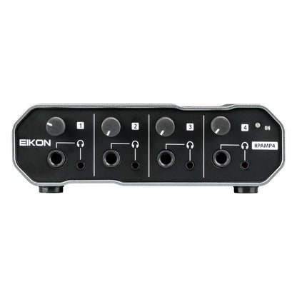 Eikon 4-Channel Headphone Amplifier EHPAMP4 with 4 Outputs, Stereo Input, and Individual Level Controls — view 4