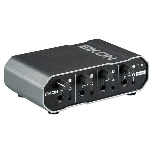 Eikon 4-Channel Headphone Amplifier EHPAMP4 with Stereo Inputs and Individual Level Controls