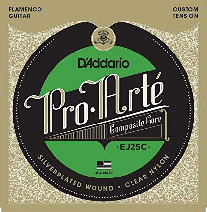 D'Addario EJ25C Flamenco Guitar String Set Clear Nylon/Silver — view 5