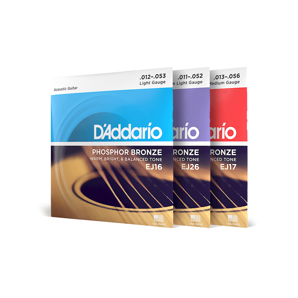D'Addario Phosphor Bronze Acoustic Guitar Strings 12-52 Medium 12-String Set EJ39 — view 6