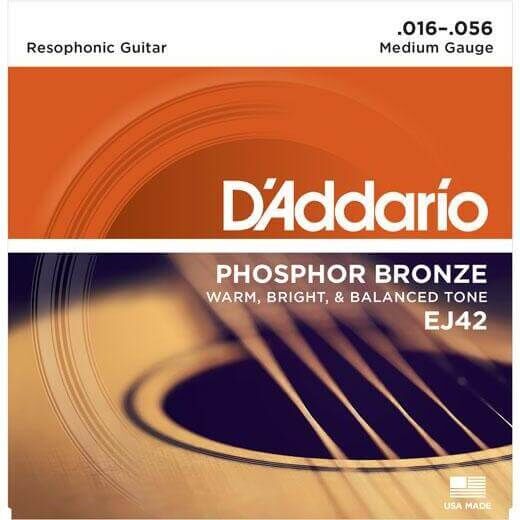 D'Addario Acoustic Guitar String Set 16-56 Phosphor Bronze for Dobro