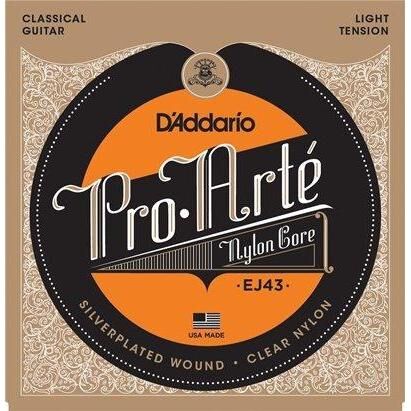 D'Addario Pro-Arté Nylon Core Classical Guitar Strings Set - Normal Tension, Laser-Sorted Trebles, Silver-Plated Basses, Made in USA — view 4