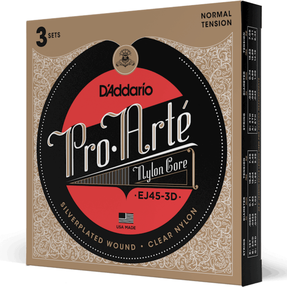 D'Addario Pro-Arte Classical Guitar String Set 28/43 Normal Tension Q/P03 — view 3