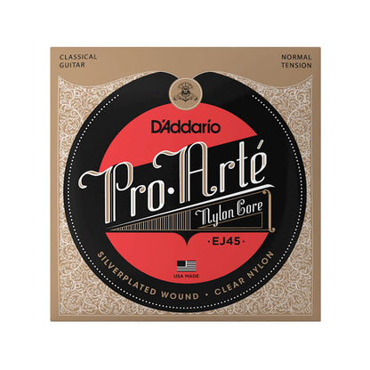 D'Addario Pro-Arte EJ45 Normal Tension Nylon Classical Guitar Strings 28/43