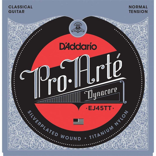 D'Addario Classical Guitar String Set Dynacore Normal EJ45TT