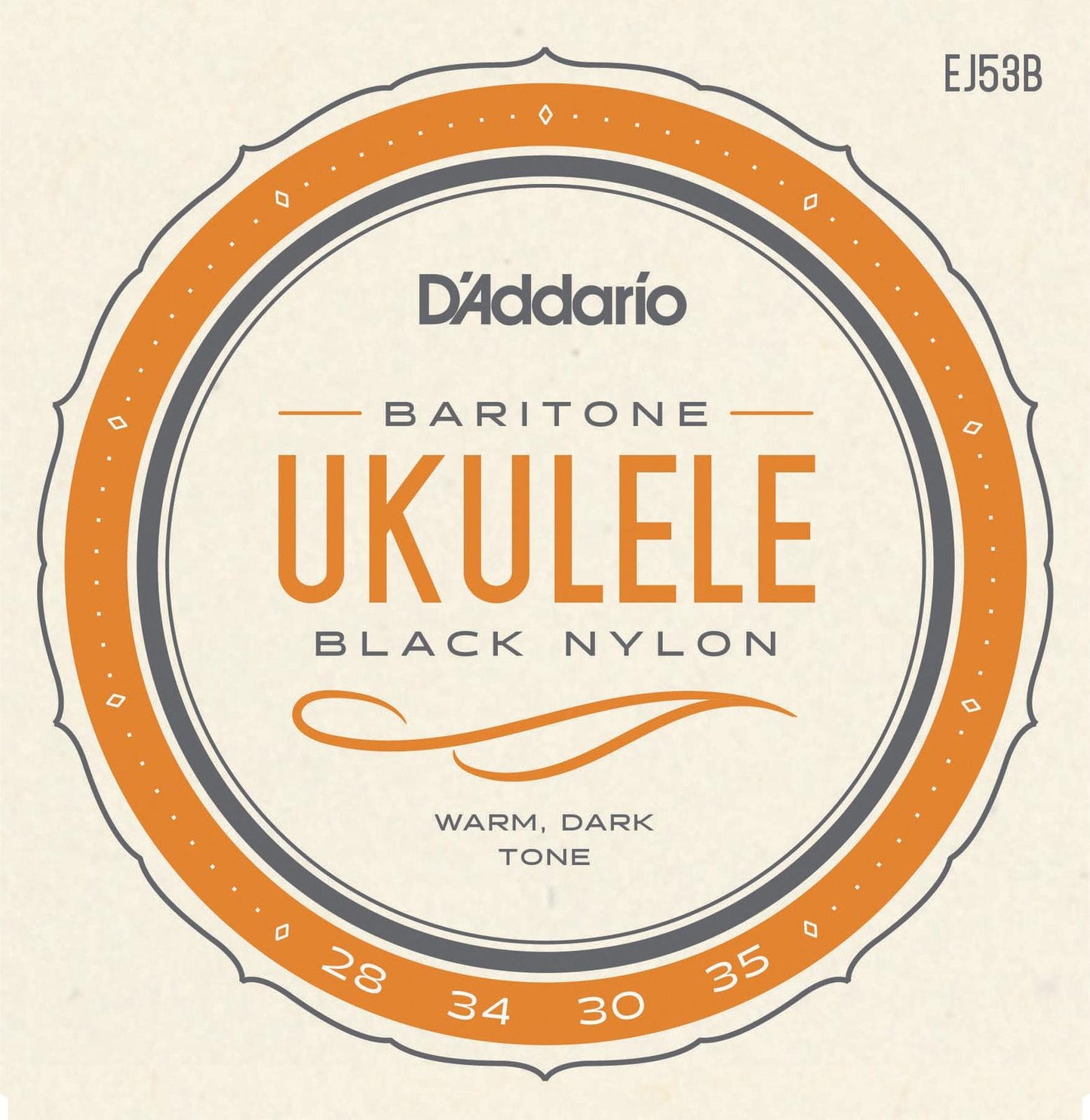 D'Addario EJ53B Pro-Arte Rectified Ukulele Strings, Baritone