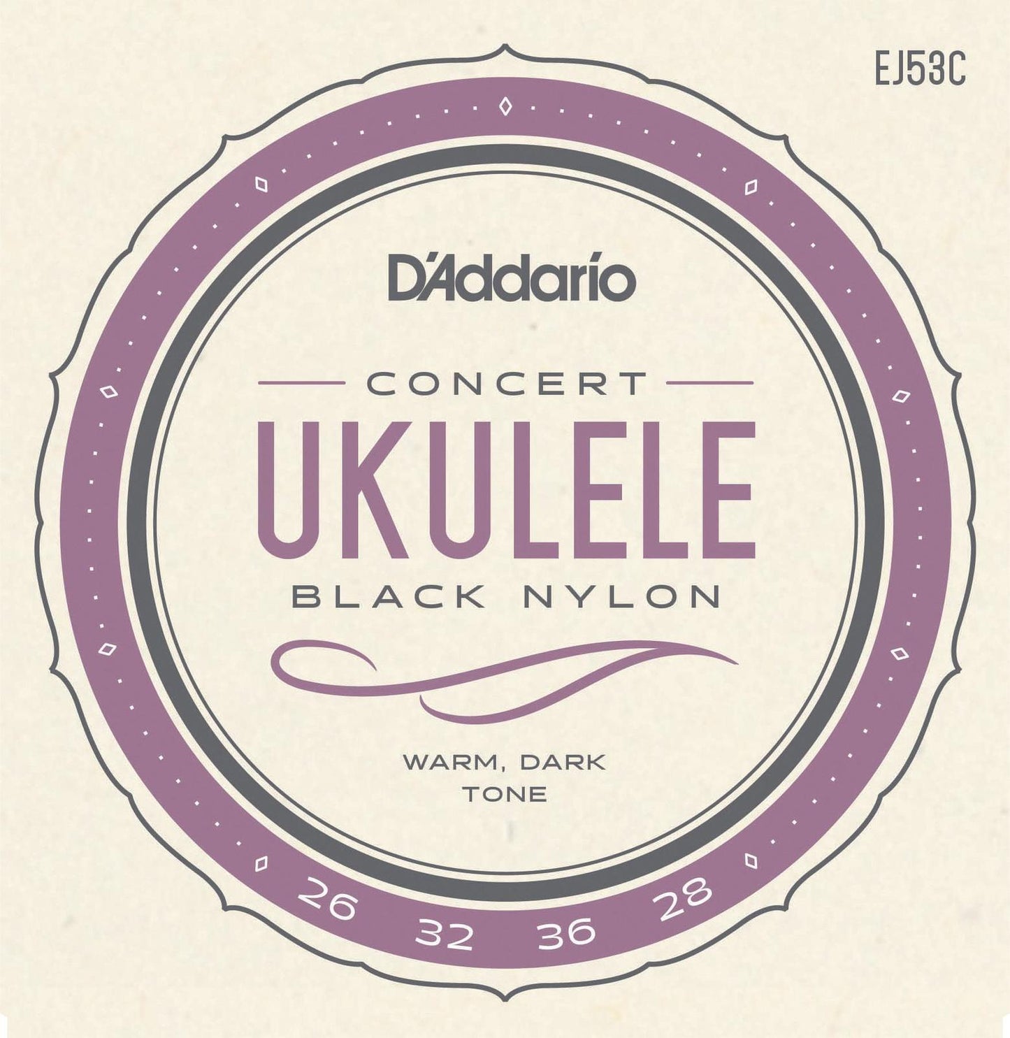 D'Addario EJ53C Pro-Arte Rectified Ukulele Strings, Hawaiian-Concert