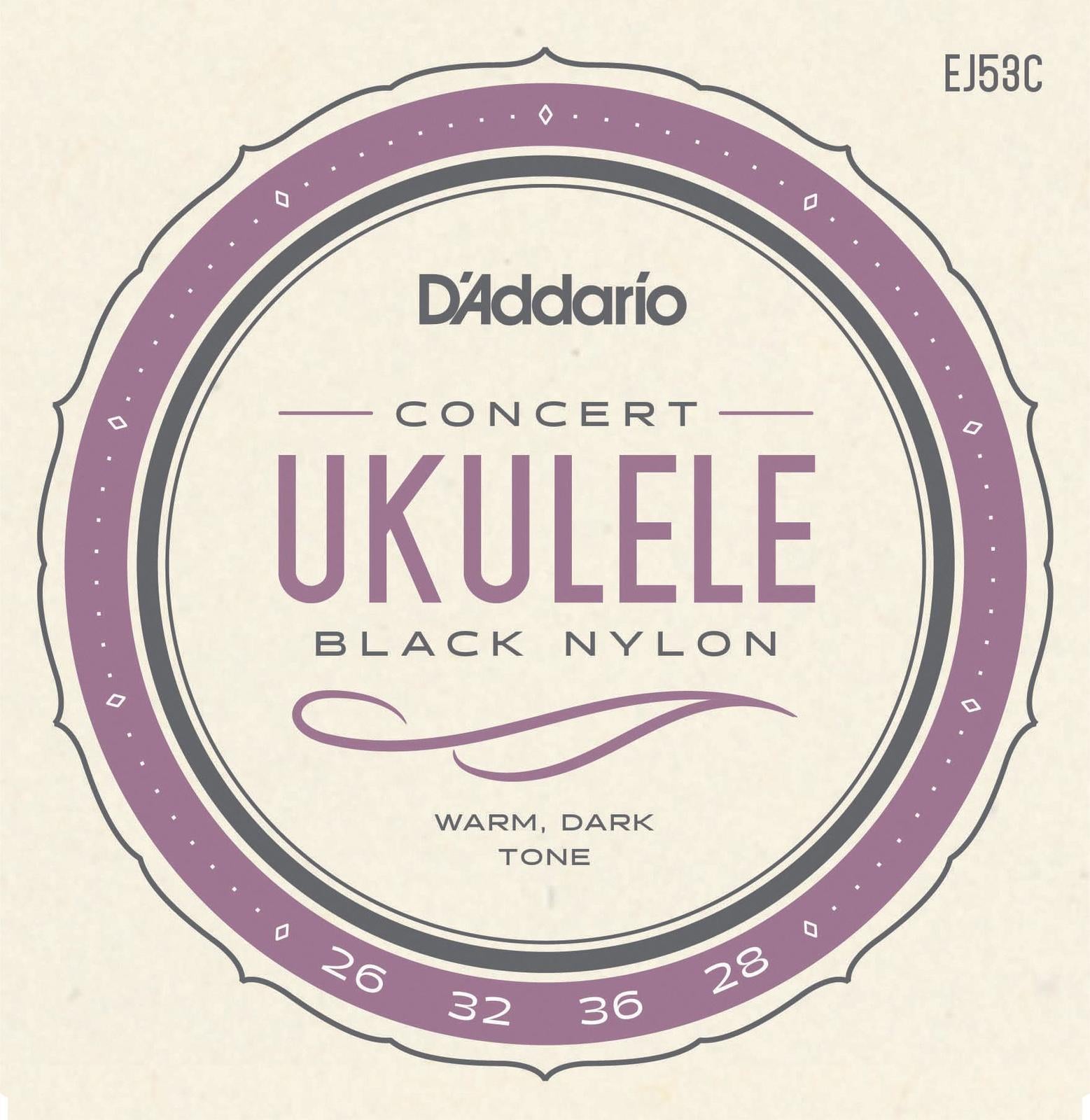 D'Addario EJ53C Pro-Arte Rectified Ukulele Strings, Hawaiian-Concert