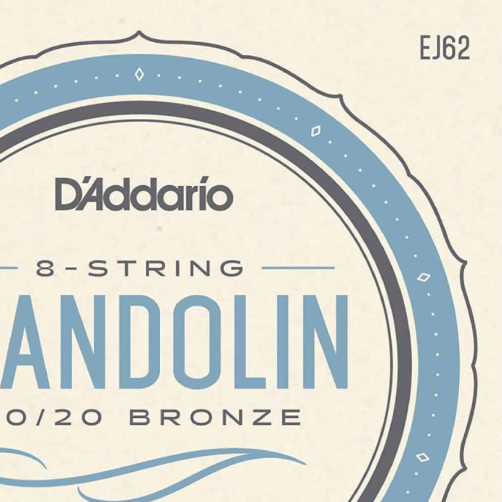 D'Addario EJ62 Mandolin String Set - Light Gauge 80/20 Bronze, Loopend Construction, Made in USA — view 3
