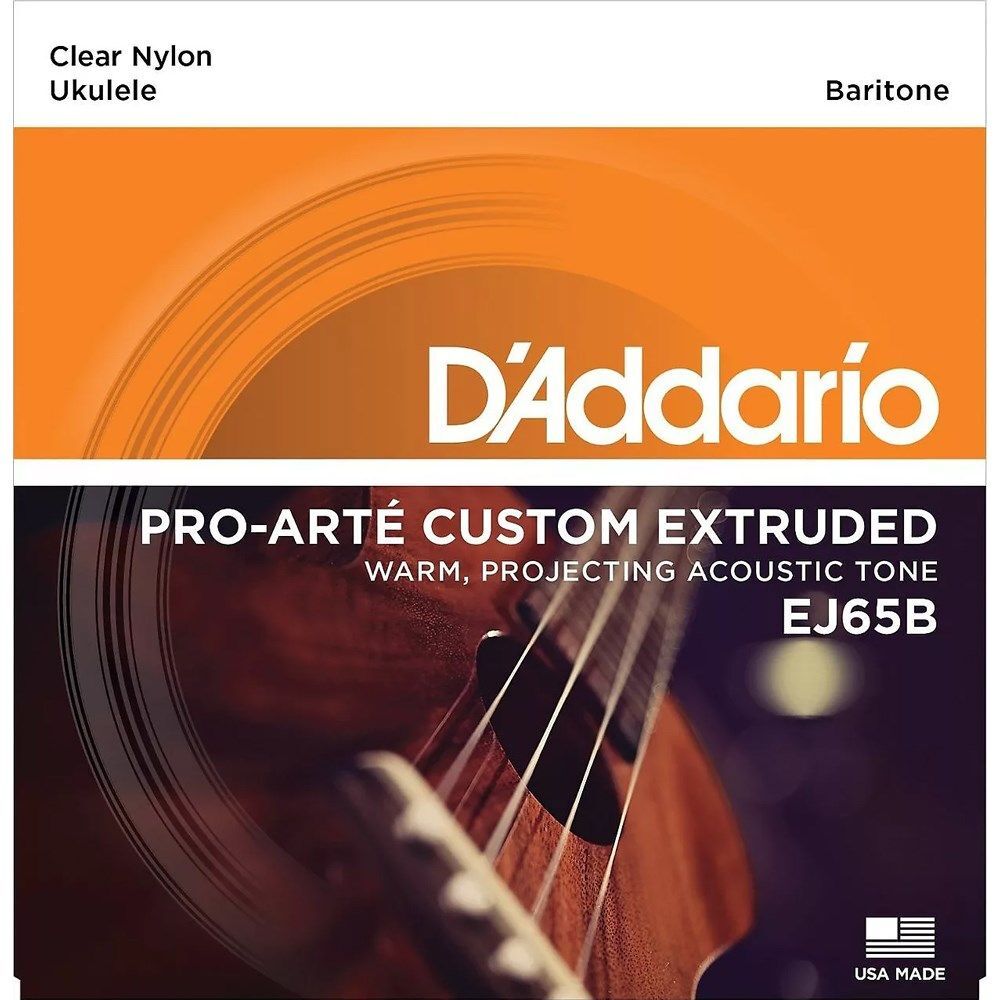 D'Addario EJ65B Baritone Ukulele String Set, Pro-Arté Nylon Trebles, Wound Nylon Core, Standard DGBE Tuning — view 4