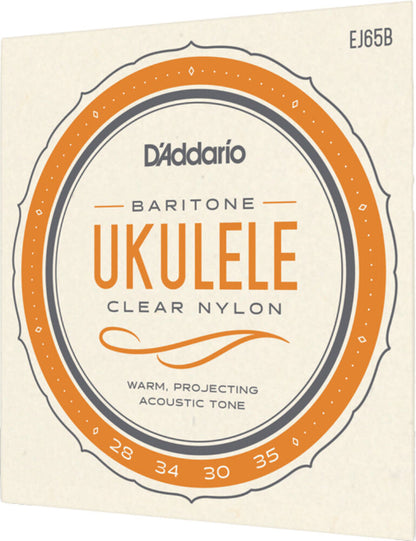 D'Addario EJ65B Baritone Ukulele String Set, Pro-Arté Nylon Trebles, Wound Nylon Core, Standard DGBE Tuning — view 3
