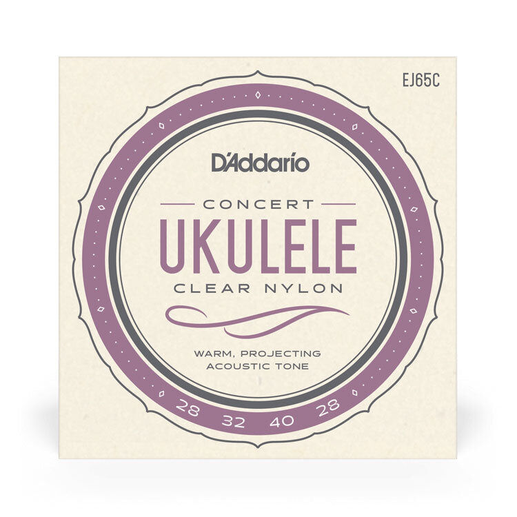 D'Addario EJ65C Pro-Arte Concert Ukulele Strings - Nylon, Tie-End, Uncoated, 4 Strings, Standard GCEA Tuning — view 2