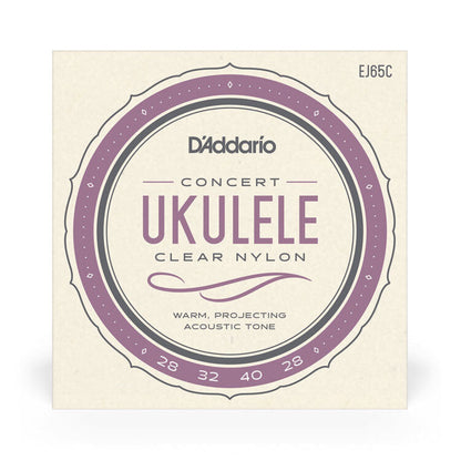 D'Addario EJ65C Pro-Arte Concert Ukulele Strings - Nylon, Tie-End, Uncoated, 4 Strings, Standard GCEA Tuning — view 2