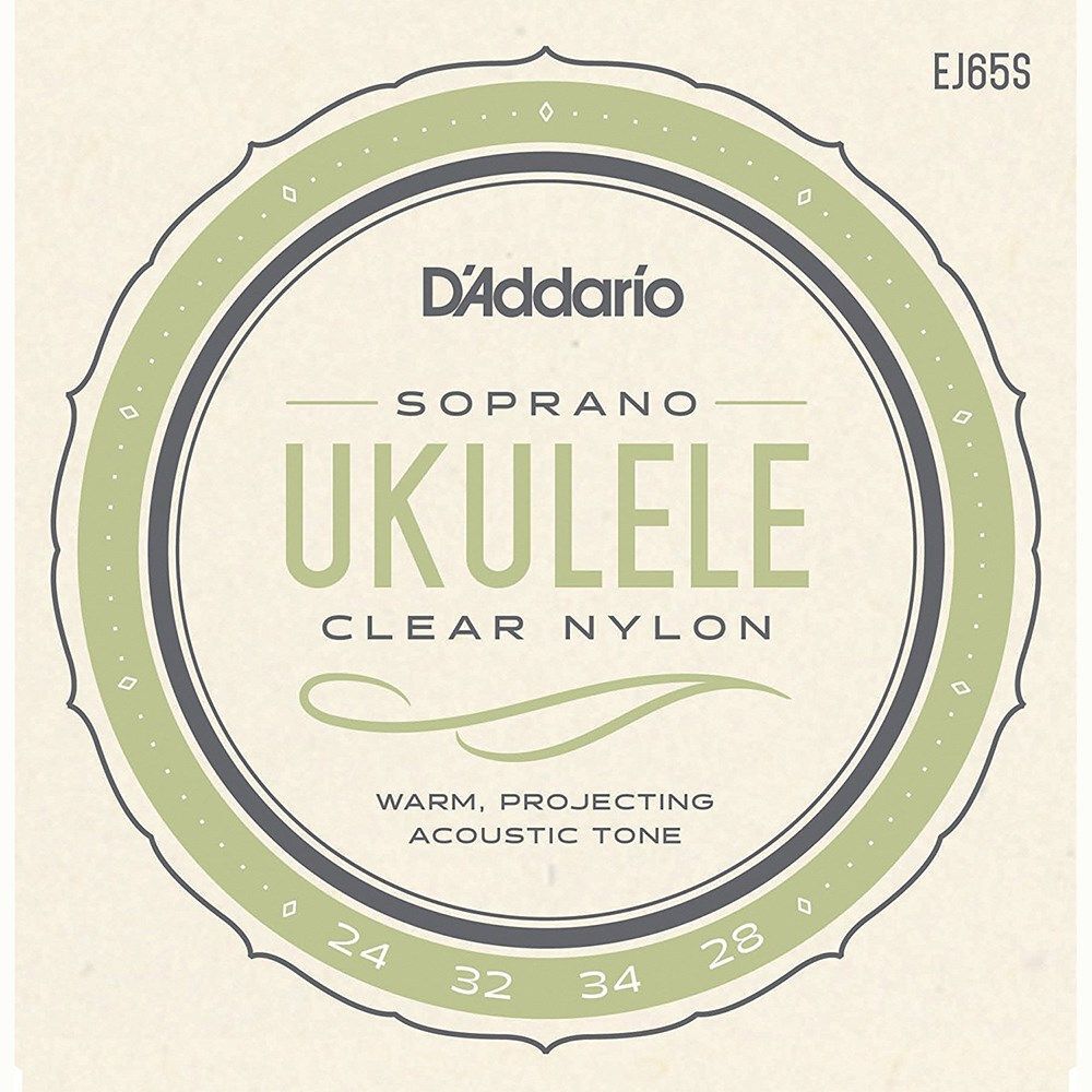 D'Addario EJ65S Pro-Arté Clear Nylon String Set for Soprano Ukulele — view 4