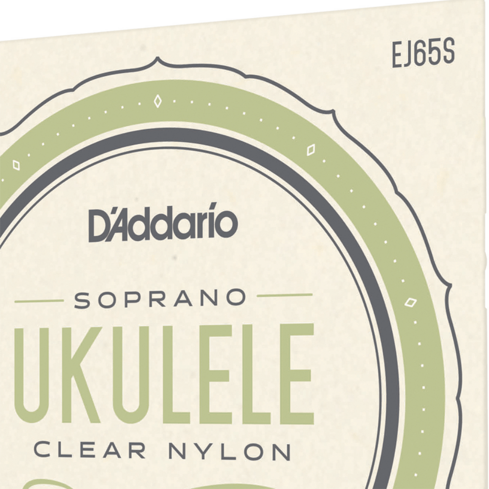D'Addario EJ65S Pro-Arté Clear Nylon String Set for Soprano Ukulele — view 3