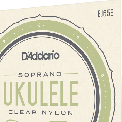 D'Addario EJ65S Pro-Arté Clear Nylon String Set for Soprano Ukulele — view 3