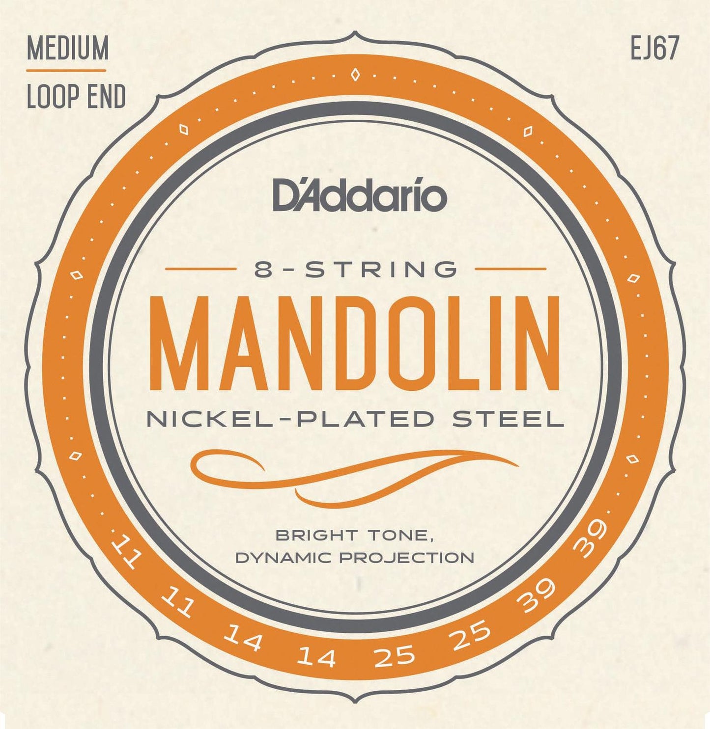 D'Addario EJ67 Nickel Mandolin Strings