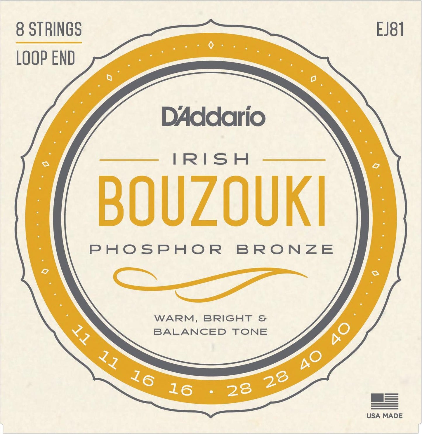 D'Addario EJ81 Irish Bouzouki Strings