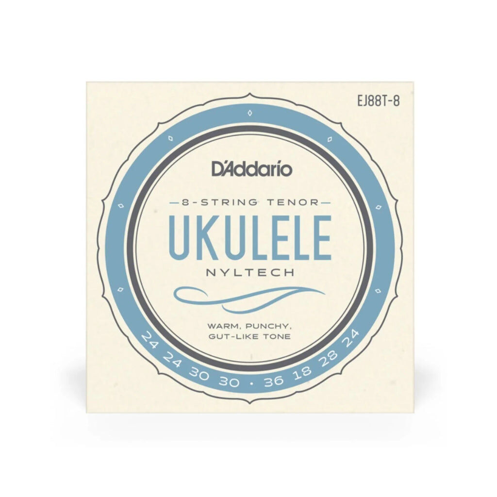 D'Addario EJ88T-8 Nyltech 8-String Tenor Ukulele Strings for Standard GCEA Tuning — view 2