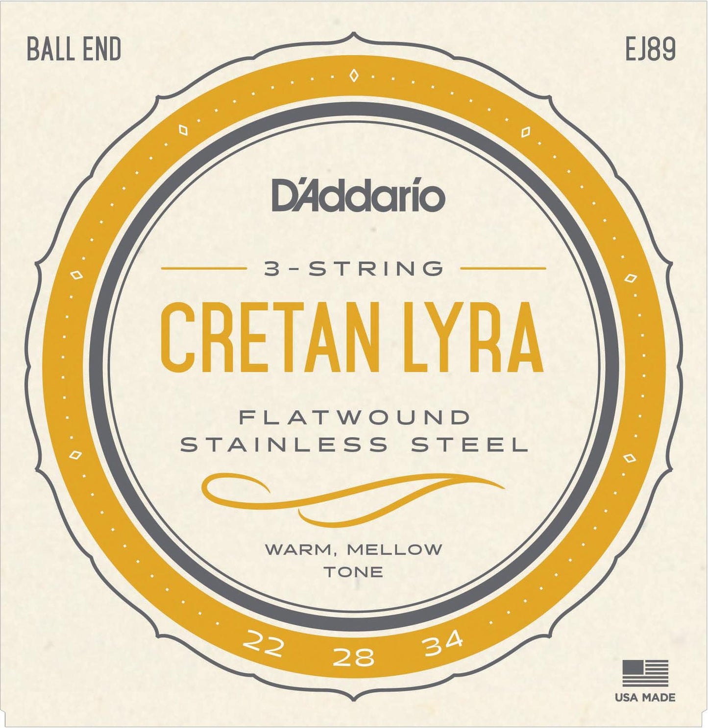 D'Addario EJ89 Cretan Lyra