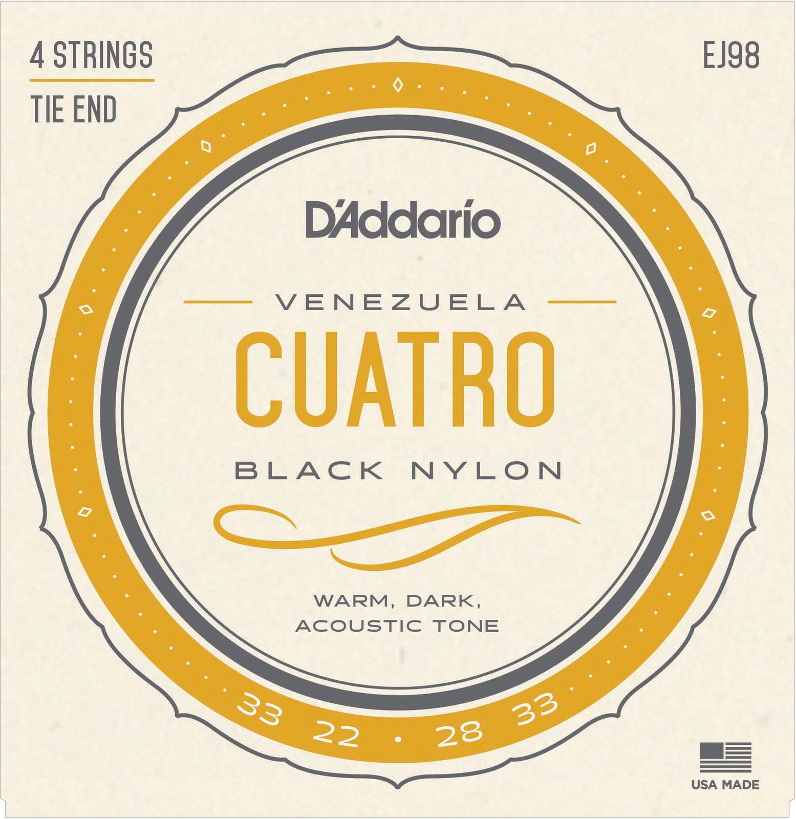 D'Addario EJ98 Cuatro-Venezuela Strings