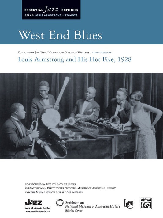 West End Blues Jazz Ensemble Sheet Music Grade 3.5 Score