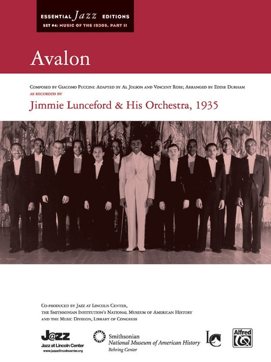 Avalon JE Grade 3.5 Jazz Ensemble Sheet Music Score
