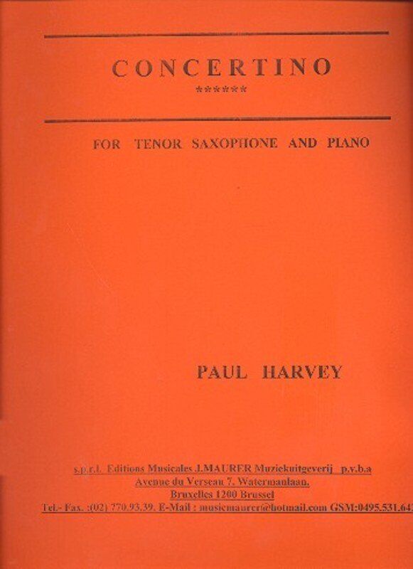 Concertino for Tenor Saxophone and Piano