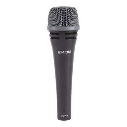 Eikon EKD7 Handheld Vocal Microphone with Padded Bag & Clip, Dynamic Cardioid, 80-12,000 Hz Frequency Response, Rugged Construction — view 2