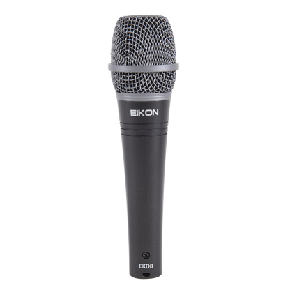 Eikon EKD8 Handheld Vocal Microphone with Padded Bag & Clip, Super-Cardioid, Dynamic, Frequency Response 50-18,000 Hz, 3 Pin XLR Male Connector — view 2