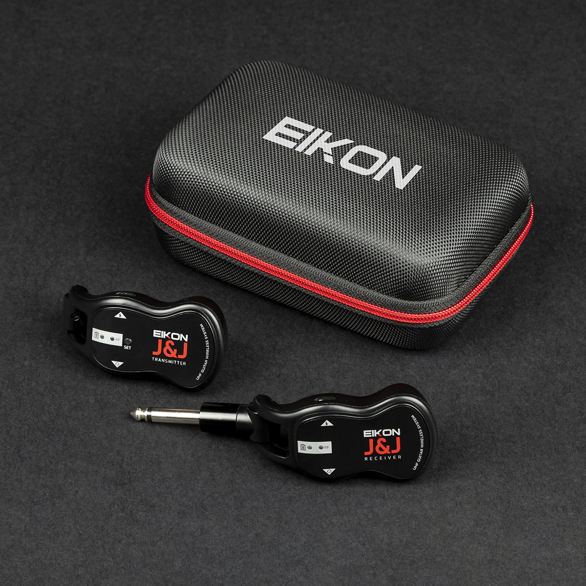 Eikon EKJJA UHF Guitar Wireless System 512-541.7 MHz with Transmitter, Receiver, USB-C Charging Cable