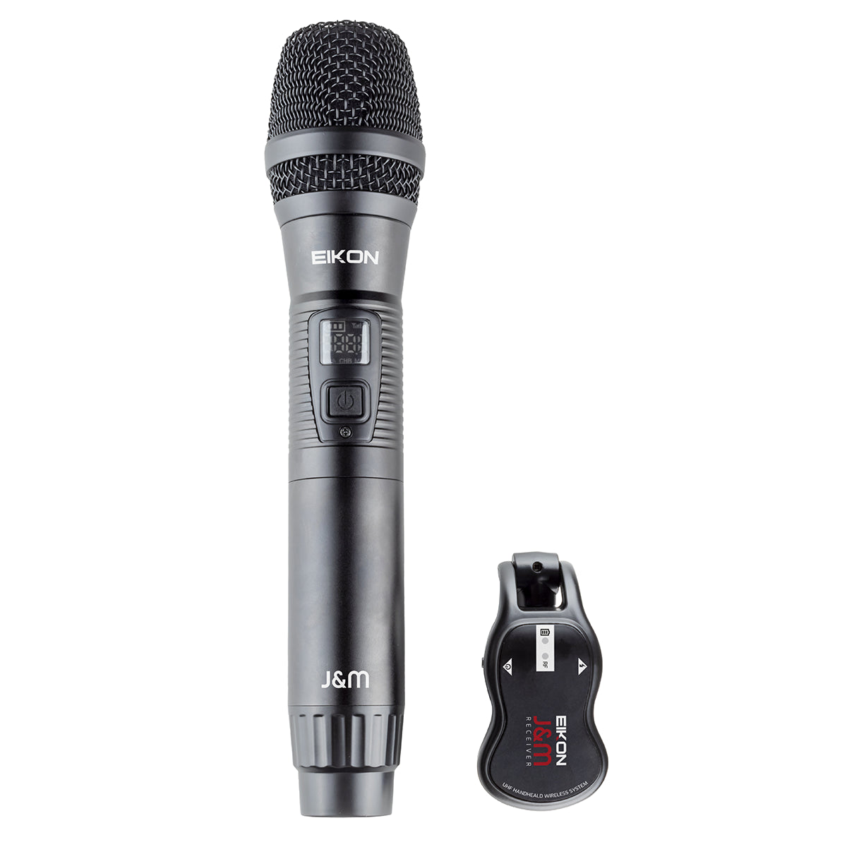 Eikon EKJMA UHF Handheld Wireless Microphone System 512-541.7 MHz with 50 Channels and USB Charging — view 4