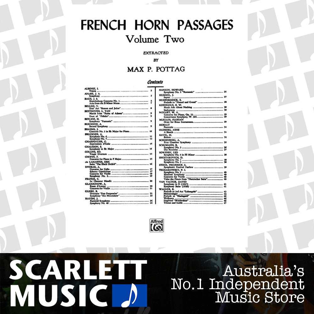 French Horn Passages Book 2 — view 2