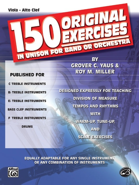 150 Original Exercises in Unison for Viola