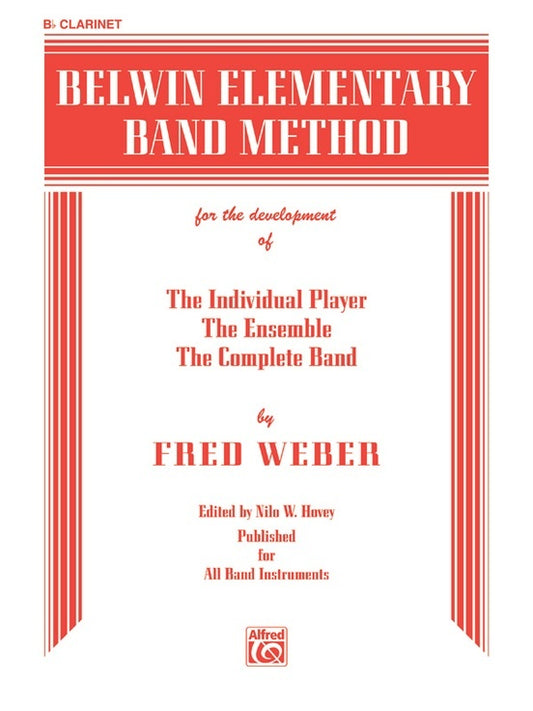 Belwin Elementary Band Method B Flat Clarinet Sheet Music