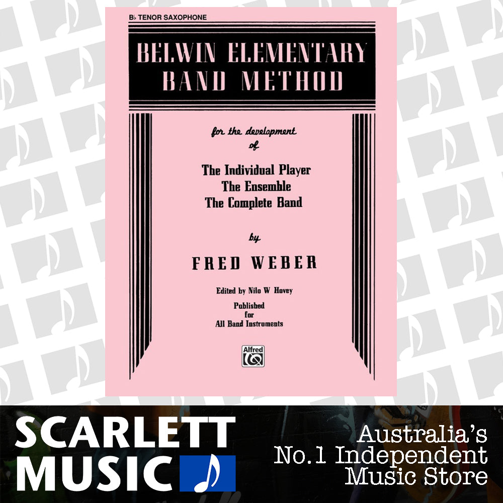 Belwin Elementary Band Method for B Flat Tenor Saxophone — view 2
