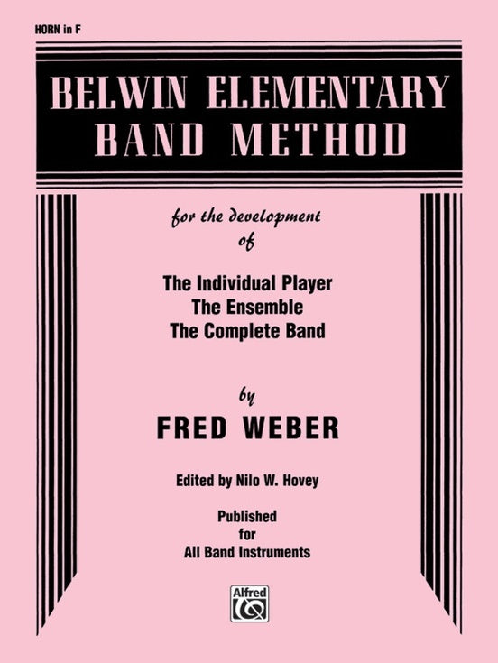 Belwin Elementary Band Method for French Horn in F