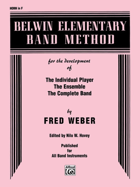 Belwin Elementary Band Method for French Horn in F