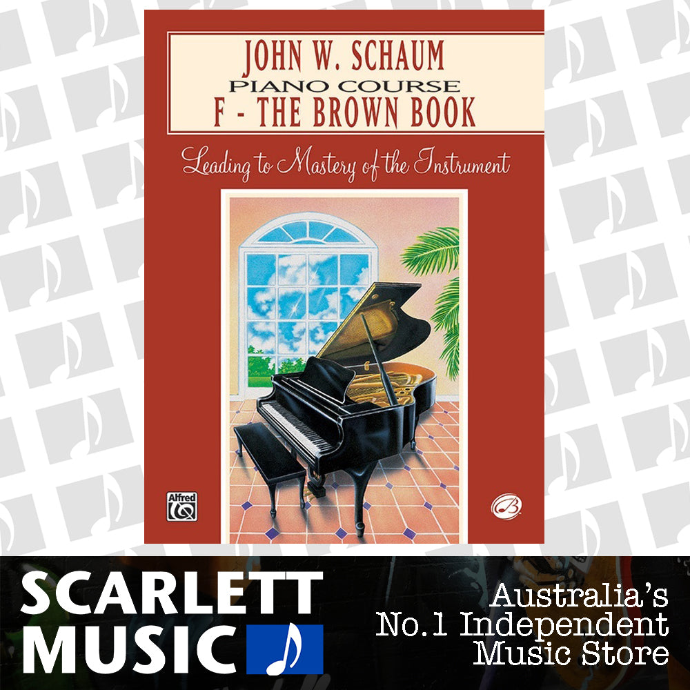 Piano Course Book F Brown Revised Gr 4 — view 2