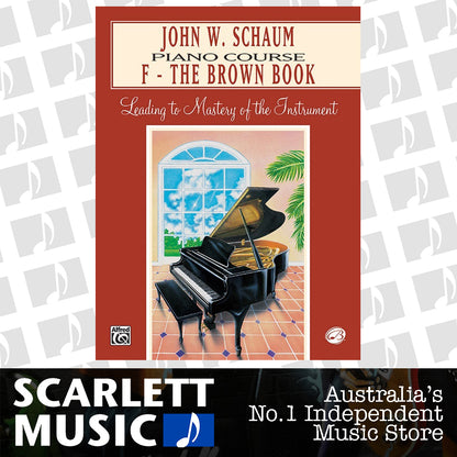 Piano Course Book F Brown Revised Gr 4 — view 2