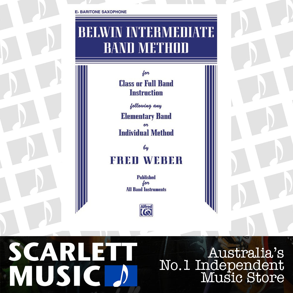 Belwin Intermediate Band Method for E Flat Bari Saxophone — view 2