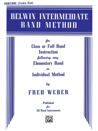 Belwin Intermediate Band Method for Baritone TC