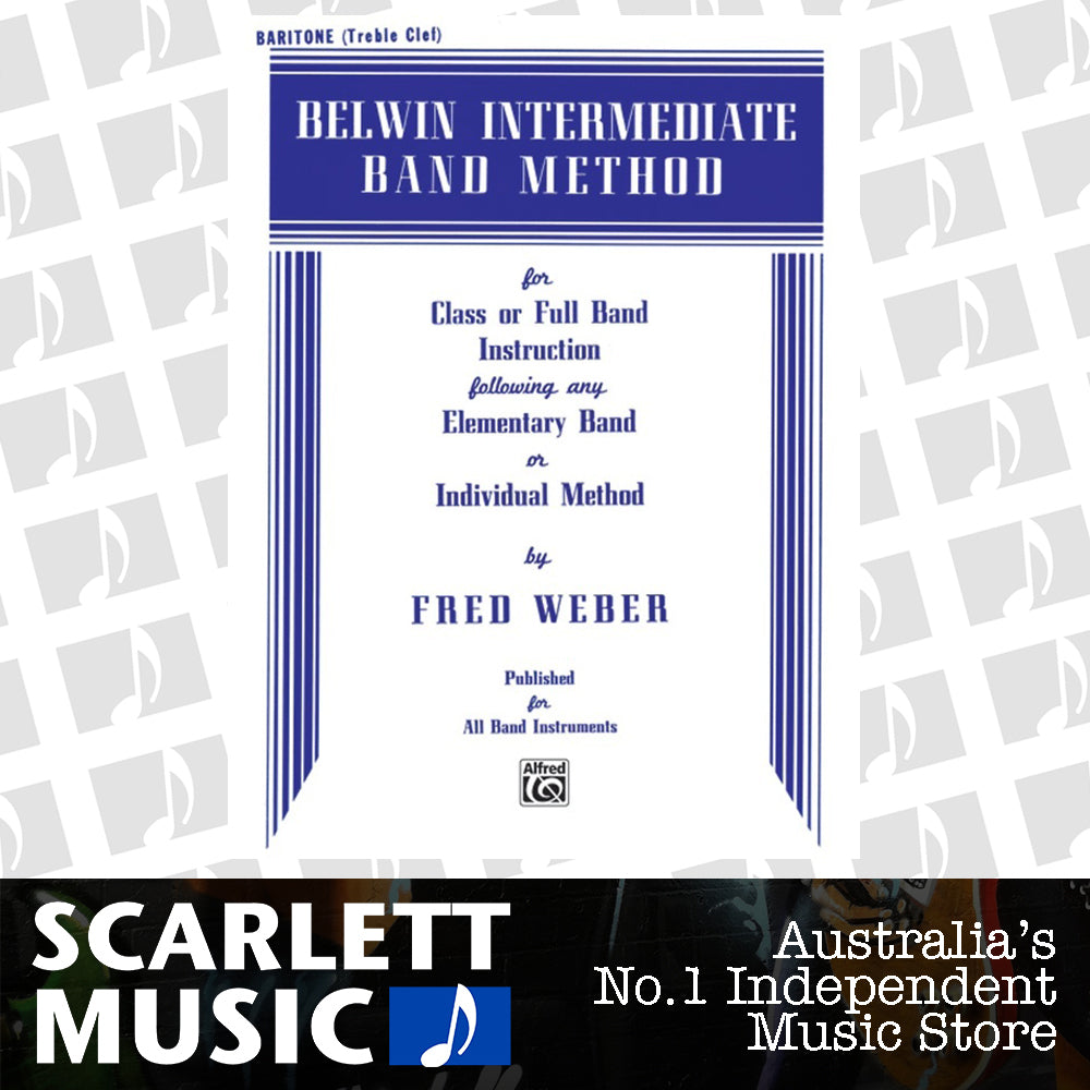 Belwin Intermediate Band Method for Baritone TC — view 2