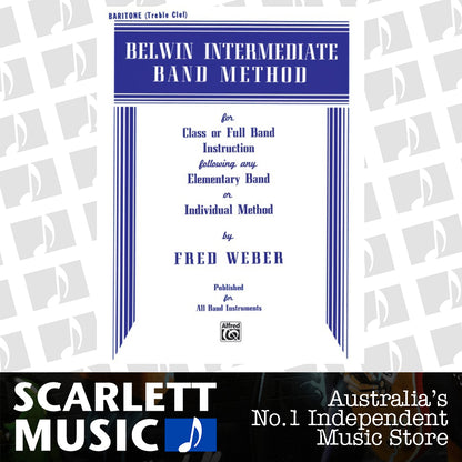 Belwin Intermediate Band Method for Baritone TC — view 2
